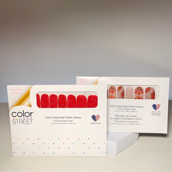 Color Street Bundle of Trick or Treat Yourself and Talk Turkey Nail Sets - Picture 1 of 13
